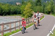 Radwege entlang der Etsch