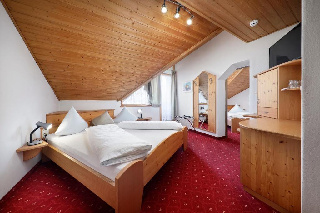 Gemütliches Zimmer im Hotel Unterrain
